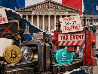 French MPs back crypto tax, and stablecoin swaps take the hit