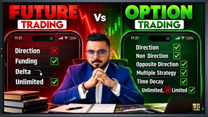 Future Trading vs Options Trading 🔥 Which Is Better for Beginners? | Full Comparison