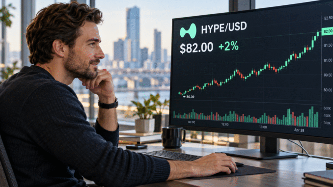 HYPE rebounds near $82 as Ripple Prime expands institutional access to Hyperliquid markets