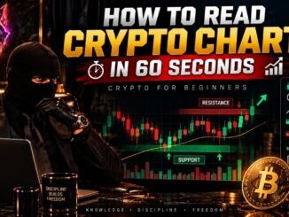 How to Read Crypto Charts in 60 Seconds 📈 | Crypto for Beginners
