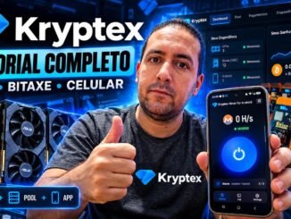 KRYPTEX 2026: TUTORIAL COMPLETO 🚀 GPU + BITAXE + CELULAR | MINERAÇÃO + POOL #bitcoin #mining #cripto