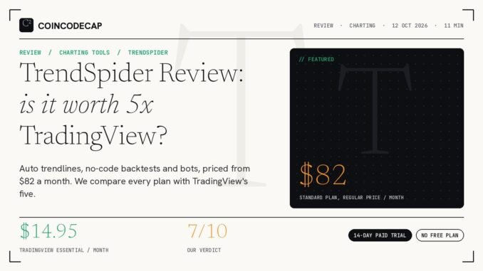 TrendSpider Review 2026: Pricing vs TradingView