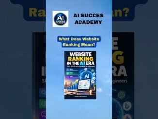 What Does Website Ranking Mean? | SEO Explained for Beginners |  AI success Academy