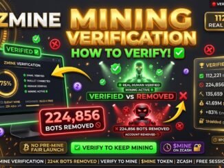 ZMINE Mining Verification Guide | 224,856 Bots REMOVED — Verify NOW to Keep Mining $MINE!